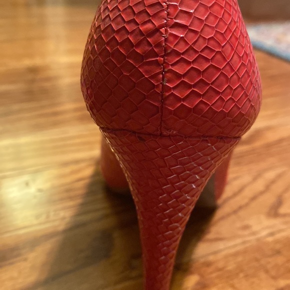 Steve Madden Snakeskin Heels - Picture 3 of 4